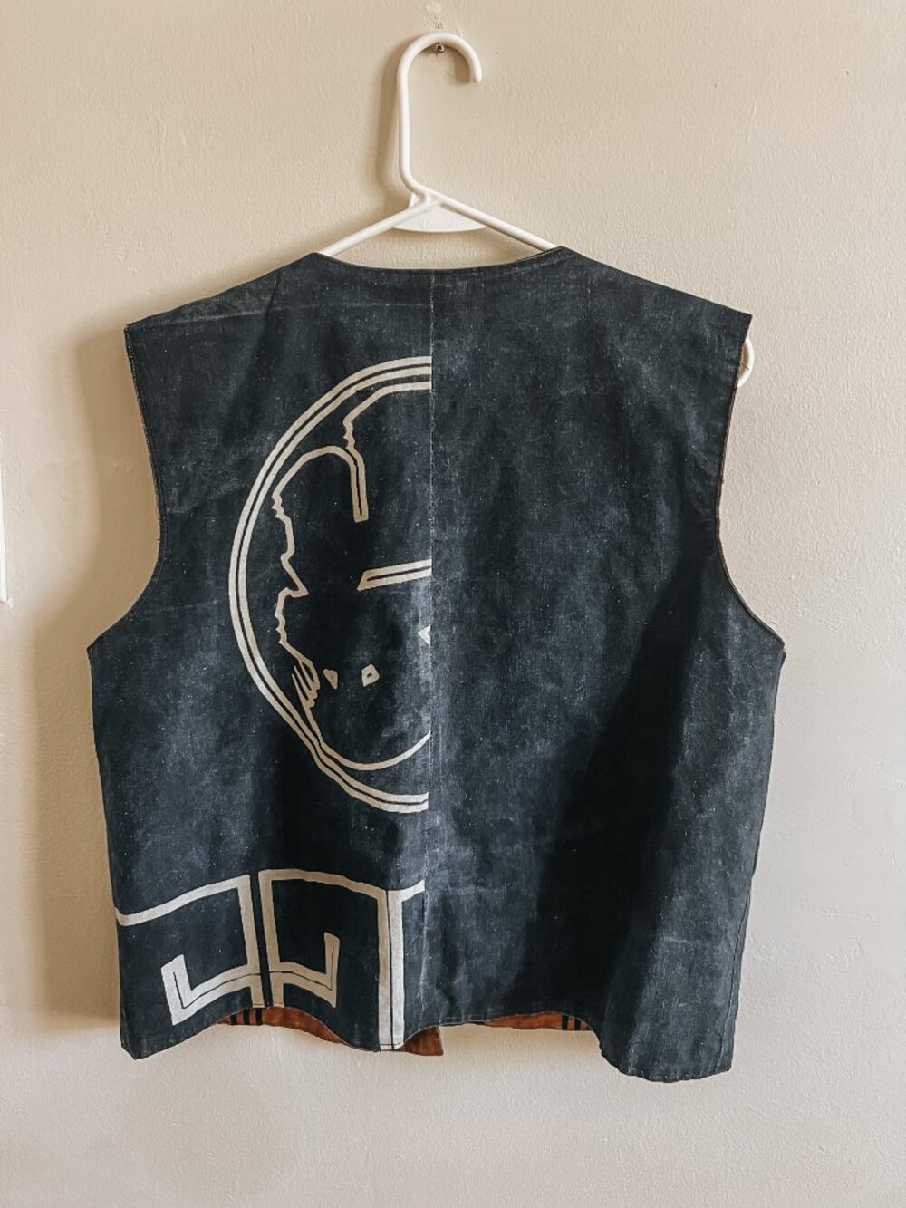 Vintage Reversible Handmade Japanese Denim Vest - Picture 4 of 4